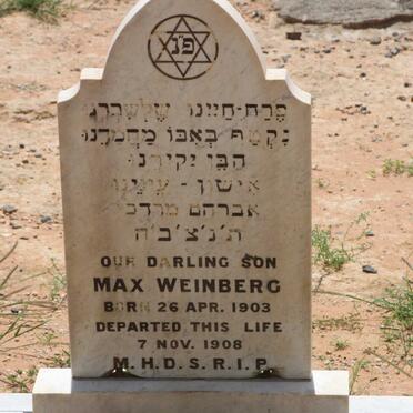 WEINBERG Max 1903-1908