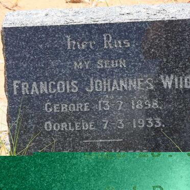WIID Francois Johannes 1898-1933