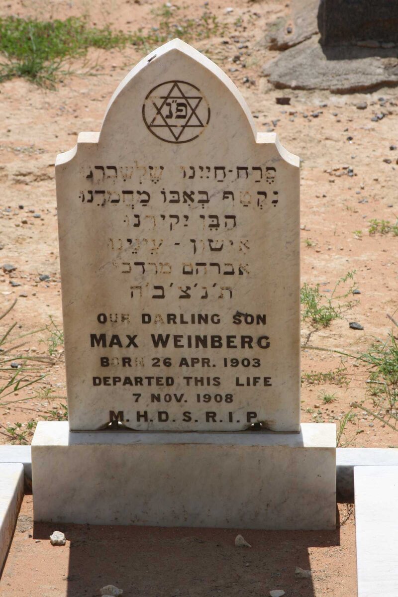 WEINBERG Max 1903-1908