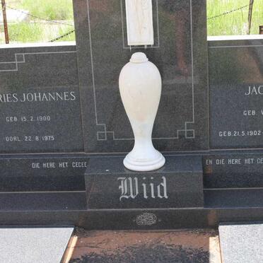 WIID Andries Johannes 1900-1975 &amp; VISAGIE Jacoba 1902-1976