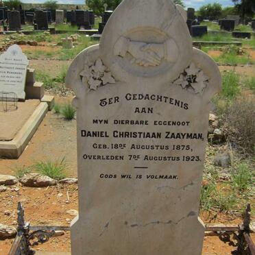 ZAAYMAN Daniel Christiaan 1875-1923