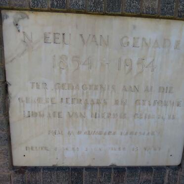 4. Gedenksteen 100 jaar / Memorial 100 years