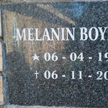 BOYDER Melanin 1917-2008