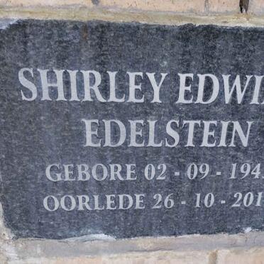 EDELSTEIN Shirley Edwina 1943-2014