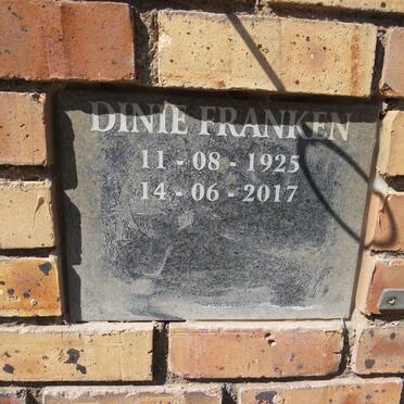FRANKEN Dinie 1925-2017