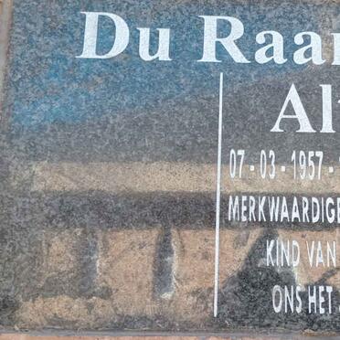 RAAN Alta, du 1957-2023