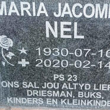 NEL Maria Jacomina 1930-2020