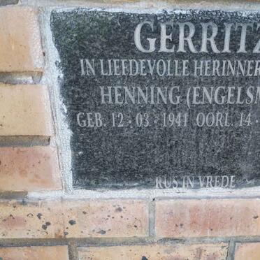 GERRITZ Henning 1941-2011