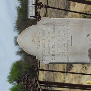 DUGGAN David John Hamilton 1884-1884