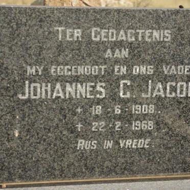 JACOBS Johannes C. 1908-1968