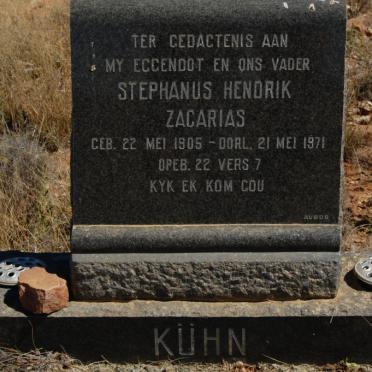 KUHN Stephanus Hendrik Zagarias 1905-1971