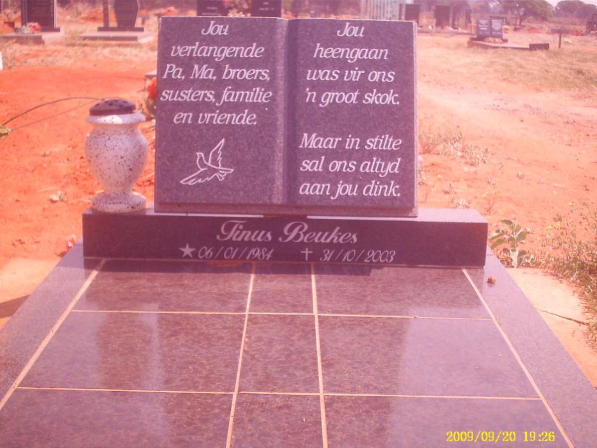 BEUKES Tinus 1984-2003