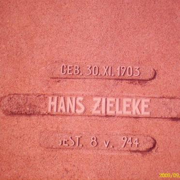 ZIELEKE Hans 1903-1944