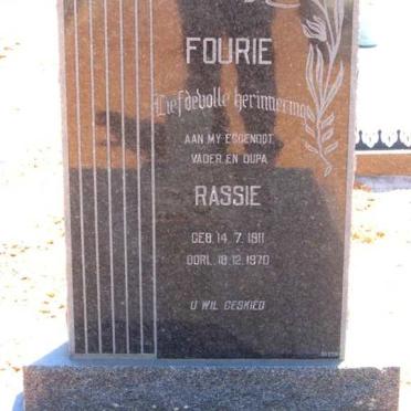 FOURIE Rassie 1911-1970