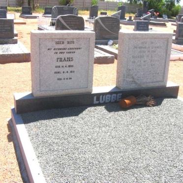 LUBBE Frans 1895-1951 &amp; Helena H.E. 1907-1986