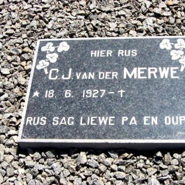 MERWE C.J., van der 1927-