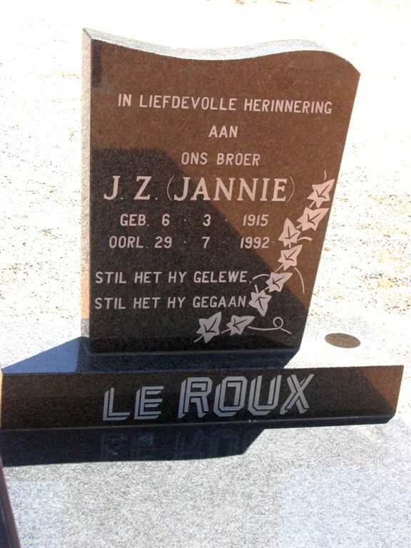 ROUX J.Z., le 1915-1992