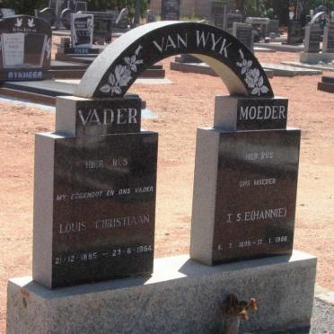 WYK Louis Christiaan, van 1885-1964 &amp; J.S.E. 1895-1986