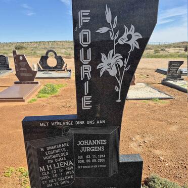 FOURIE Johannes Jurgens 1914-2006 & M.H. 1919-1995