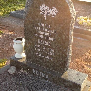 BOTMA Betsie 1951-2003