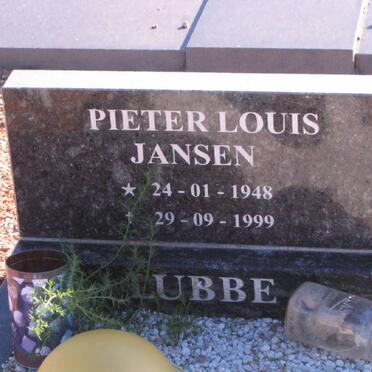 LUBBE Pieter Louis Jansen 1948-1999