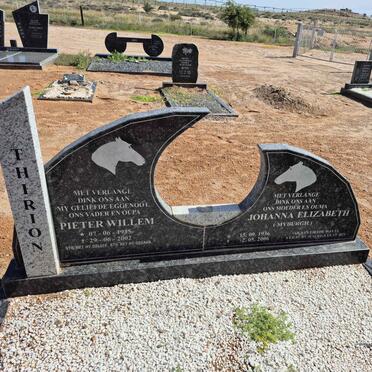 THIRION Pieter Willem 1935-2002 & Johanna Elizabeth MYBURGH 1936-2006