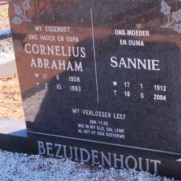 BEZUIDENHOUT Cornelis Abraham 1908-1993 &amp; Sannie 1913-2004