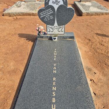 RENSBURG Adriaan Lodewikus, Janse van 1943-2013