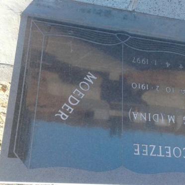 COETZEE G.M. 1910-1997