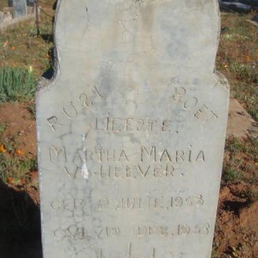 HEEVER Martha Maria, v.d. 1953-1953