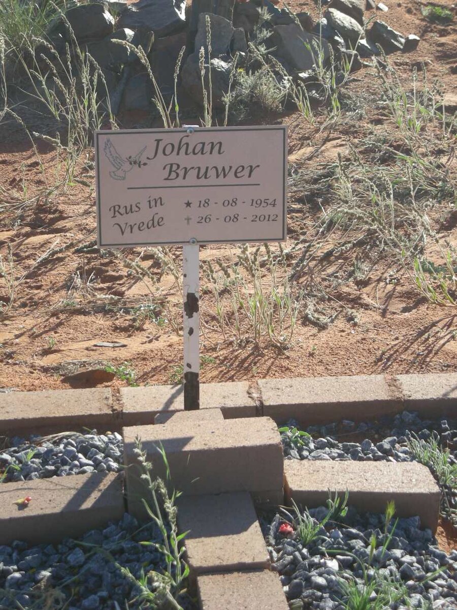 BRUWER Johan 1954-2012