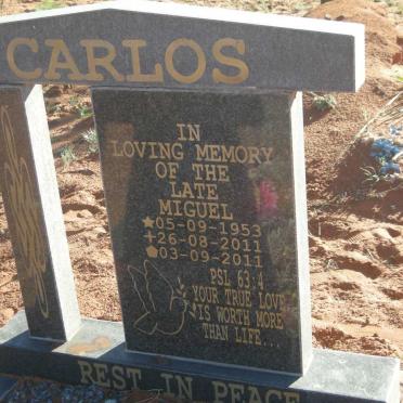 CARLOS Miguel 1953-2011