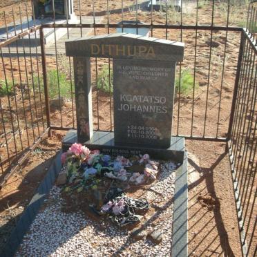 DITHUPA Kgatatso Johannes 1964-2008