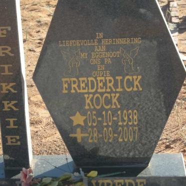 KOCK Frederick 1938-2007