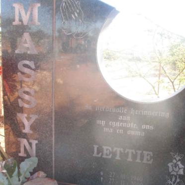 MASSYN Lettie 1940-2009