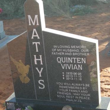 MATHYS Quinten Vivian 1975-2013