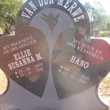 MERWE Ellie Susanna M., van der 1990-2010 :: VAN DER MERWE Hano 2010-2010