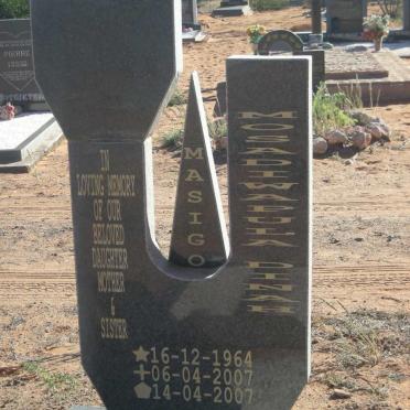 MASIGO Mosadiwapula Dinah 1964-2007