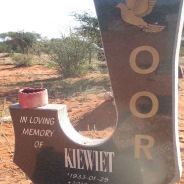 OOR Kiewiet 1933-2010