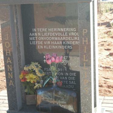 PHILLIPS Johanna 1947-2008