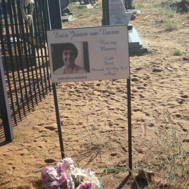 VUUREN Erica, Jansen van 1970-2012