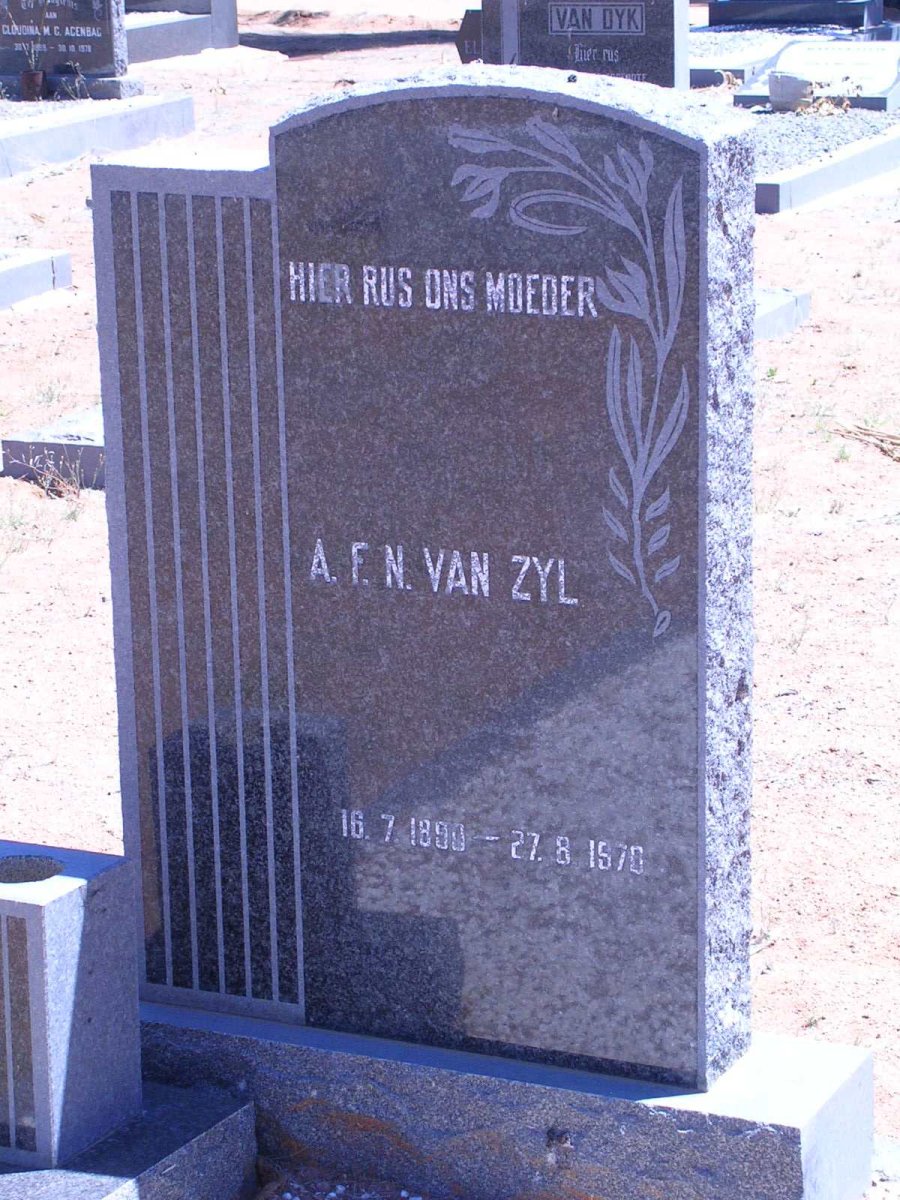 ZYL A.F.M., van 1890-1970.