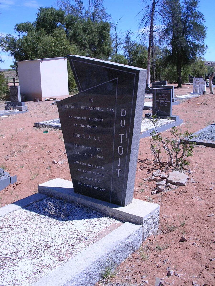 TOIT Kobus J.J.L., du 1923-1966