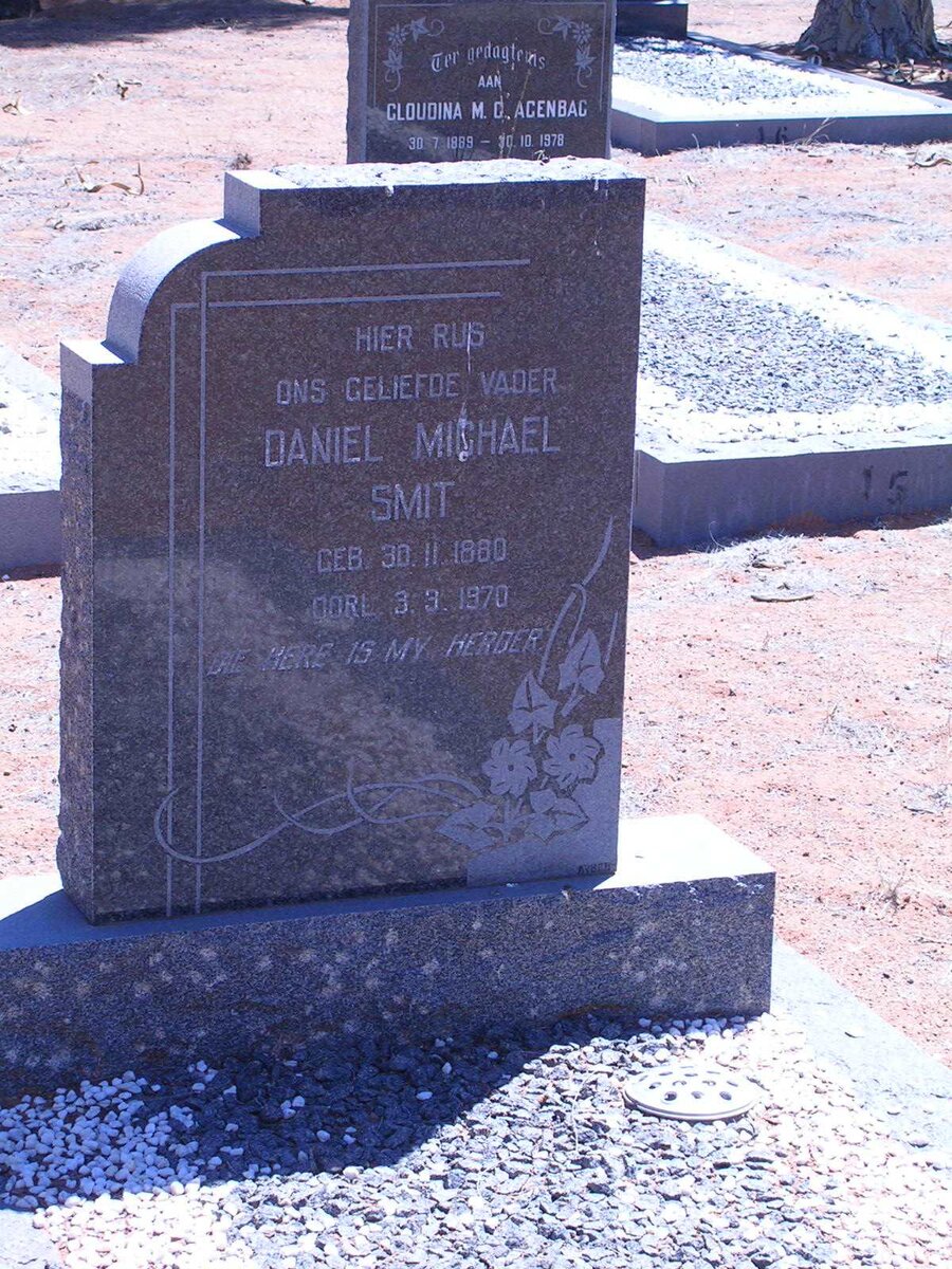 SMIT Daniel Michael 1880-1970
