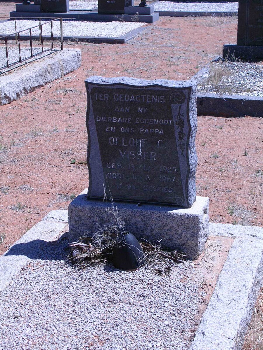 VISSER Oeloff C. 1925-1967