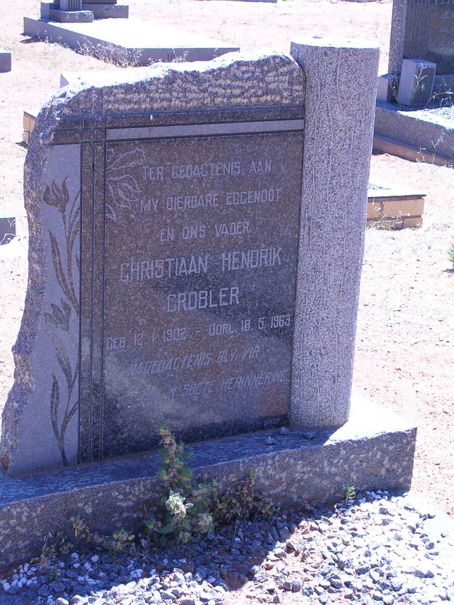 GROBLER Christiaan Hendrik 1902-1963