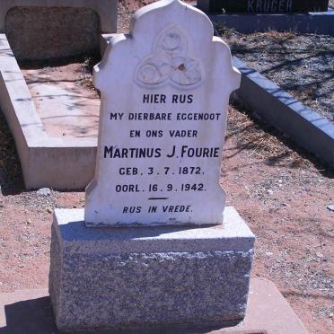 FOURIE Martinus J. 1872-1942