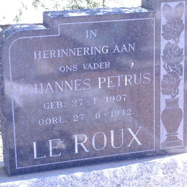ROUX Johannes Petrus, le 1907-1942