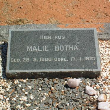 BOTHA Malie 1886-1937