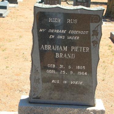 BRAND Abraham Pieter 1885-1964